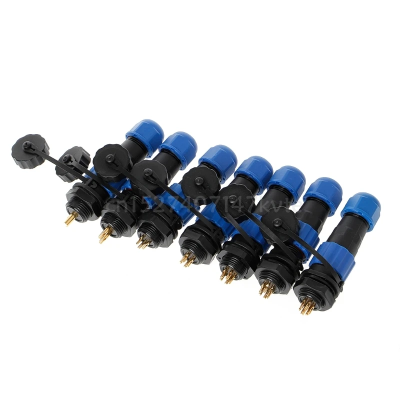 Высококачественные мини-Разъемы IP68 SP13 1Pin/2Pin/3Pin/4Pin/5Pin/6Pin/7Pin водонепроницаемый