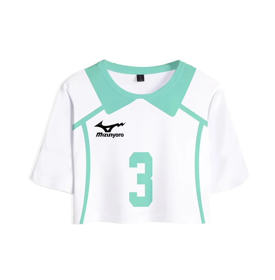 

Summer new fashion top T shirt women's top base O neckline 3D color printing summer women's sexy midriff T-shirt