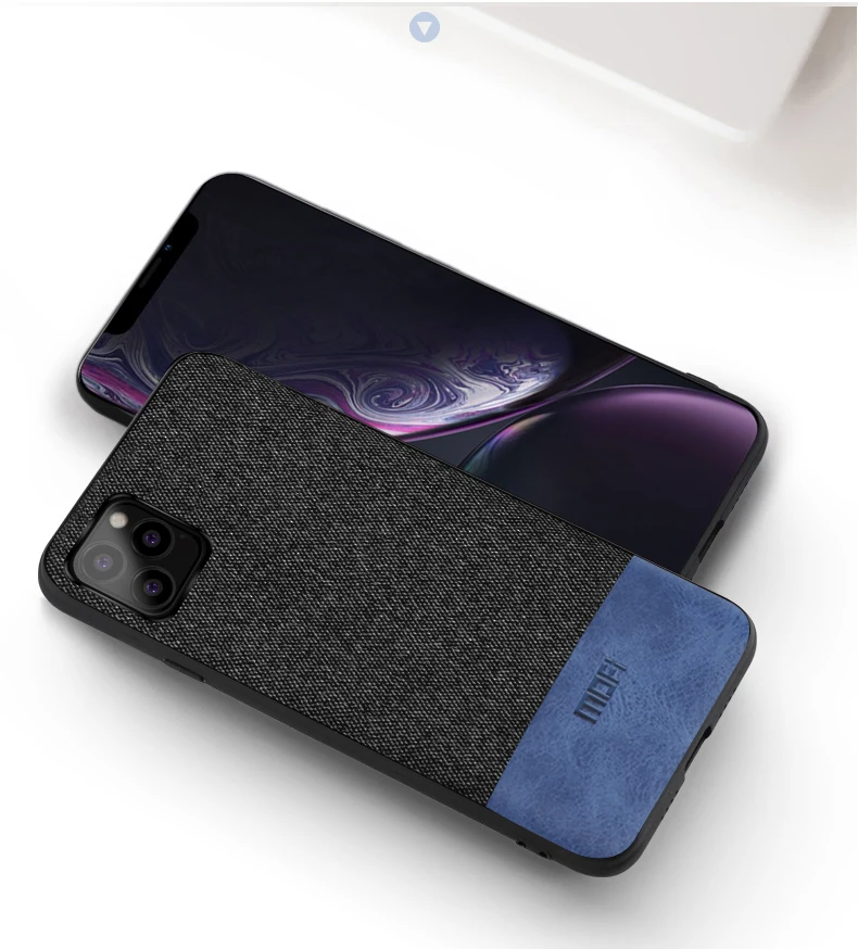 Чехол для iPhone 11 Pro Max, чехол для телефона iPhone 11, Max Cloth, темно-синий, для iPhone 11 Pro max 5,8 6,1 6,5, чехол