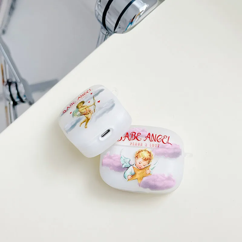 

New Angel Cupid Earphone Case for Airpods Pro Case Hand PC Hearphone Cover for Apple Air Pods Pro 1 2 Earbuds headsets Case