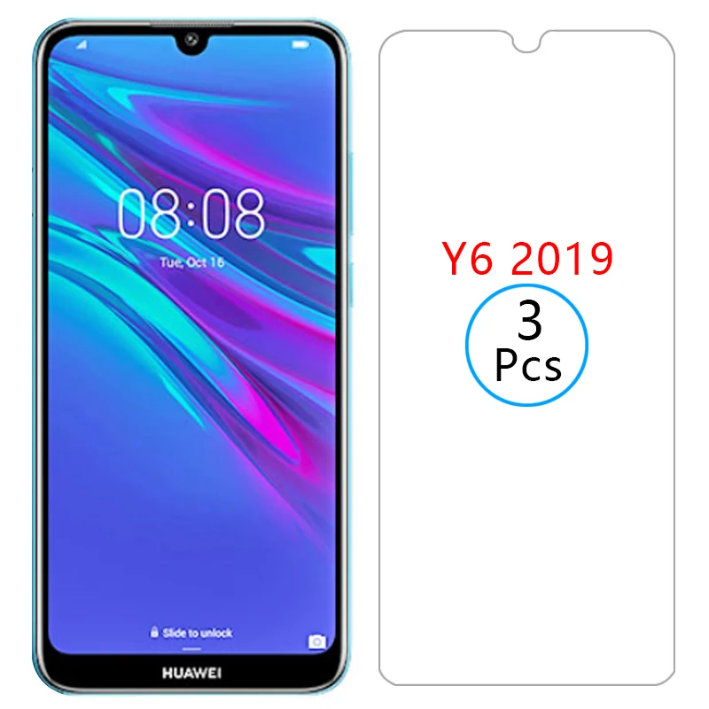 

protective tempered glass for huawei y6 pro prime 2019 screen protector on y62019 y 6 6y film huawey huawe huwei hawei huawi 9h