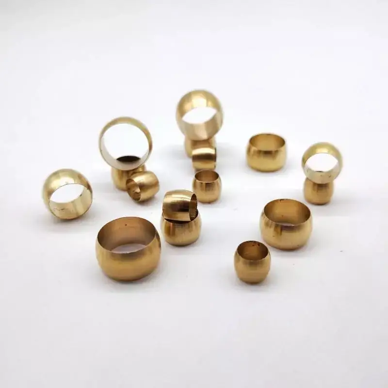Латунный двойной конусный наконечник 10 шт. трубка с наружным диаметром 4 6 8 мм