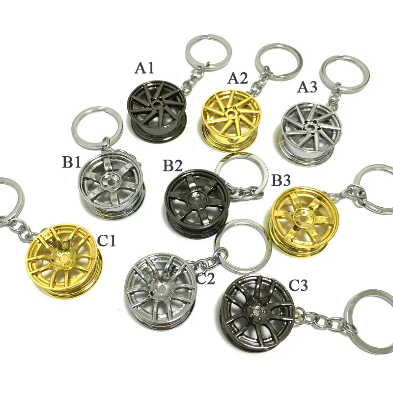 Брелок для ключей автомобильных колес лидер продаж кольцо без тормозных дисков