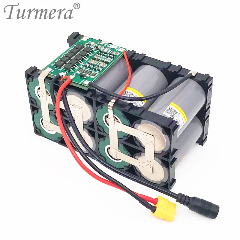 32700 Lifepo4 Battery Pack 4S2P 12.8V 14Ah with 4S 40A Balanced BMS for Electric Boat and Uninterrupted Power Supply 12V Turmera |