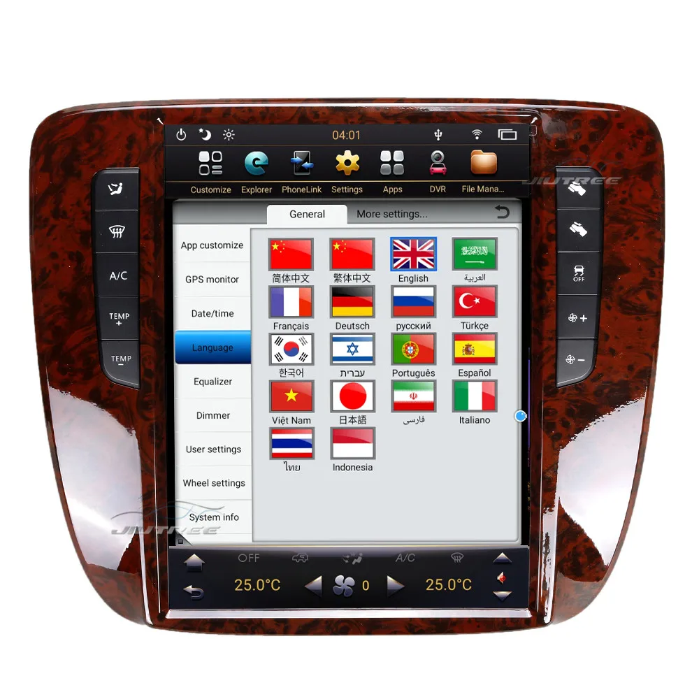 Автомагнитола 2 Din в стиле Tesla для GMC Yukon Chevrolet Tahoe silverado 2007 2013 автомобильный стерео