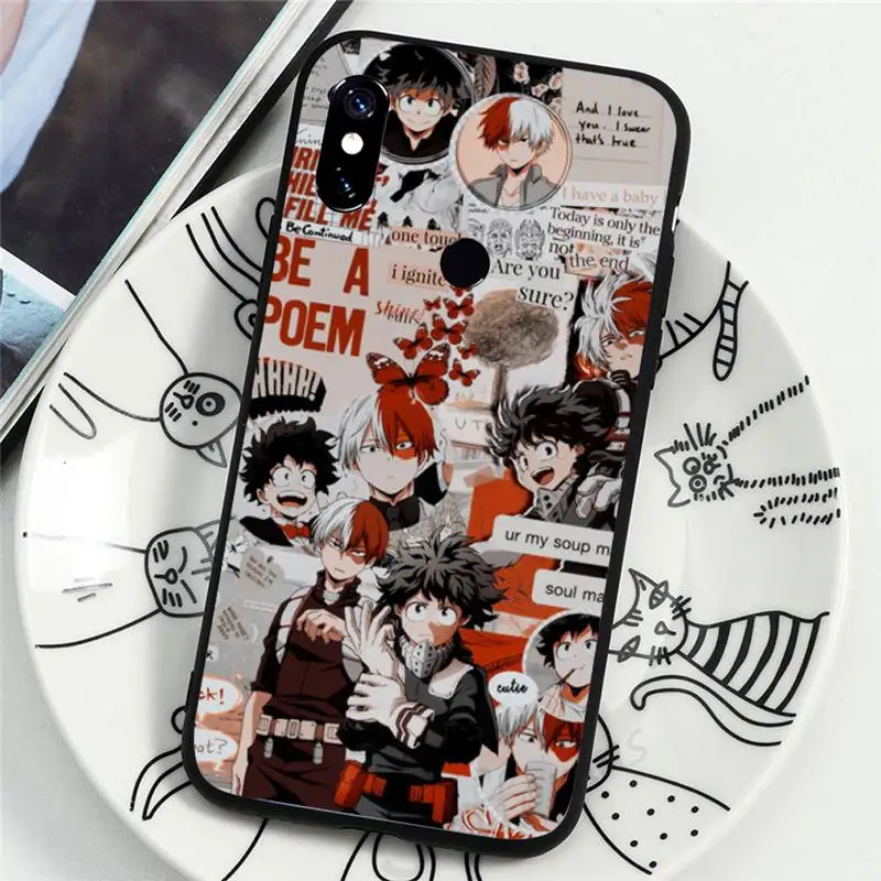 

Shoto Todoroki boku no My hero academia Phone Cases For Xiaomi Redmi note 7 8 9 t k30 max3 9 s 10 pro lite