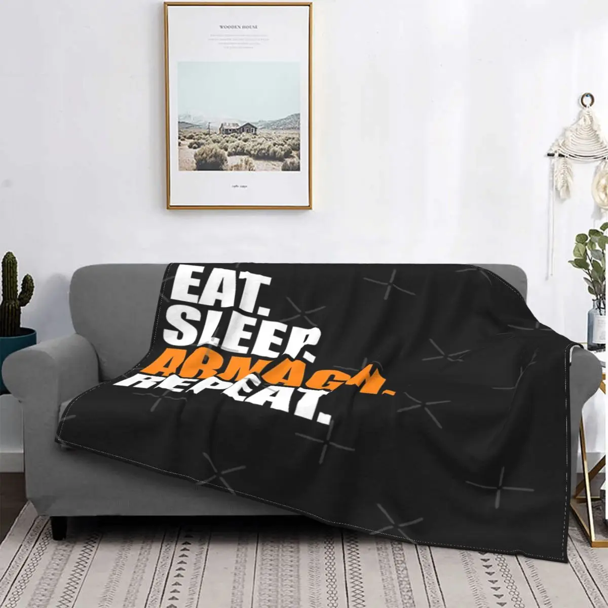 Armagh Ирландия Eat Sleep одеяло покрывало для кровати плед пляжа Толстовка пикника |