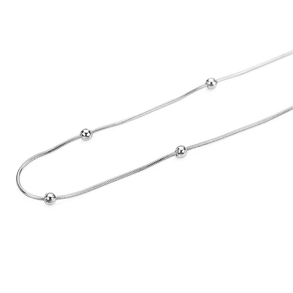 Цепочка-змейка из нержавеющей стали 0 9 мм 2 м | Украшения и аксессуары