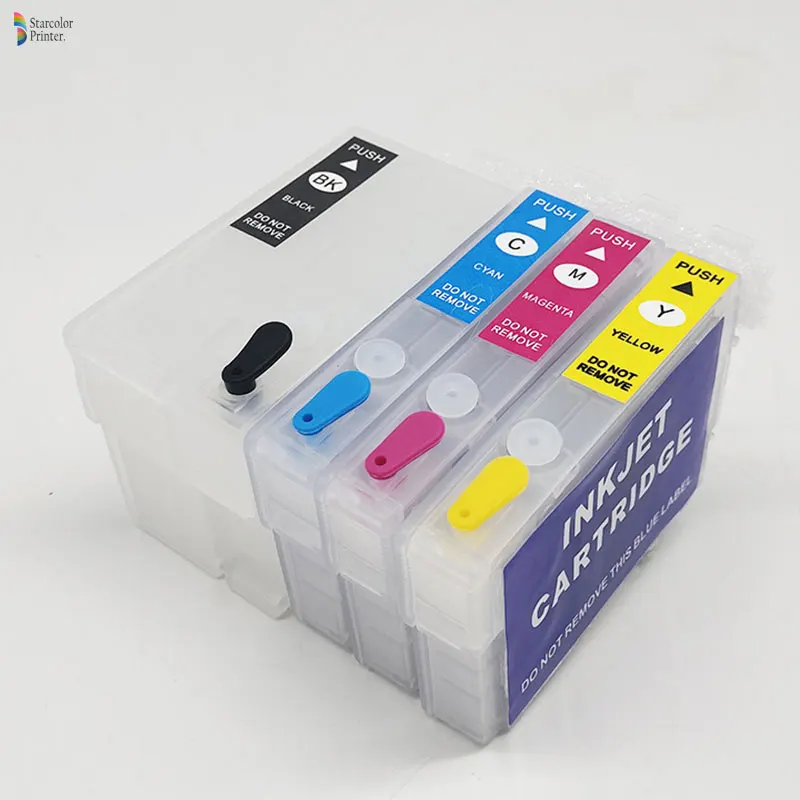 T2711-T2714 пополнения картридж с чипом АРК для Epson рабочей силы WF-7110 WF-7210 WF-7710 WF-7715 WF-7720