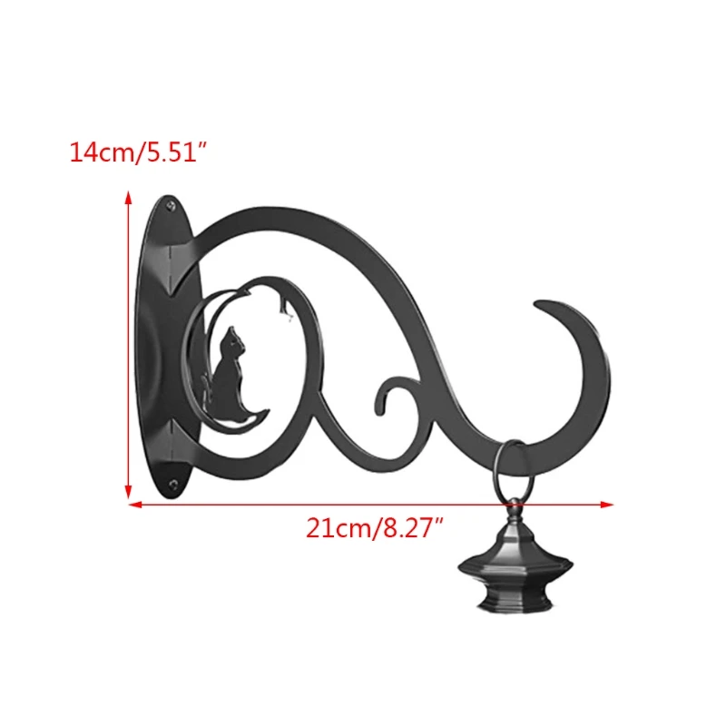 

Iron Plant Hanger Wall Hook Hanging Flower Pot Lantern Support Plant Holder 87HA