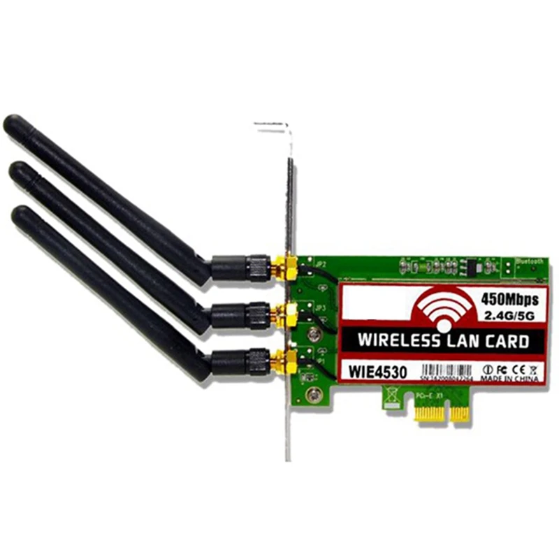 

PCI-E WiFi Network Card 450Mbps 2.4G&5G Dual Band Network Card WIE4530 Main Control Desktop Wireless Network Card