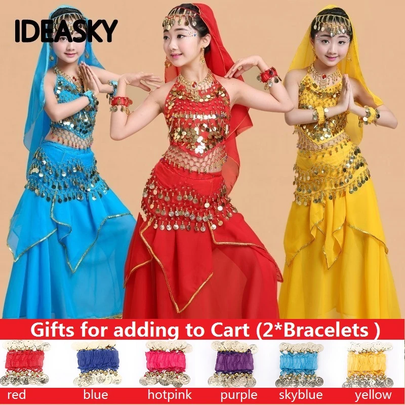 Детский костюм для индийского и египетского танца живота профессиональный