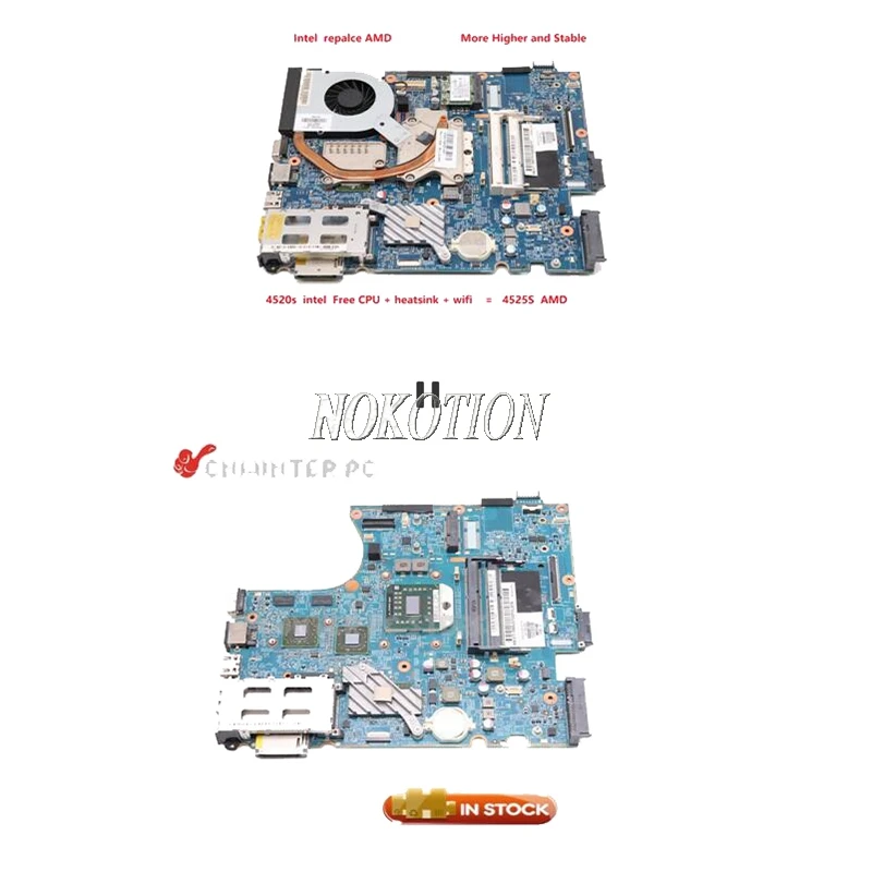 48.4gk06. 0sd 598670-001 598668-001 для hp Probook 4520S материнская плата для ноутбука весь комплект Замена 4525S 613212-001 622587-001