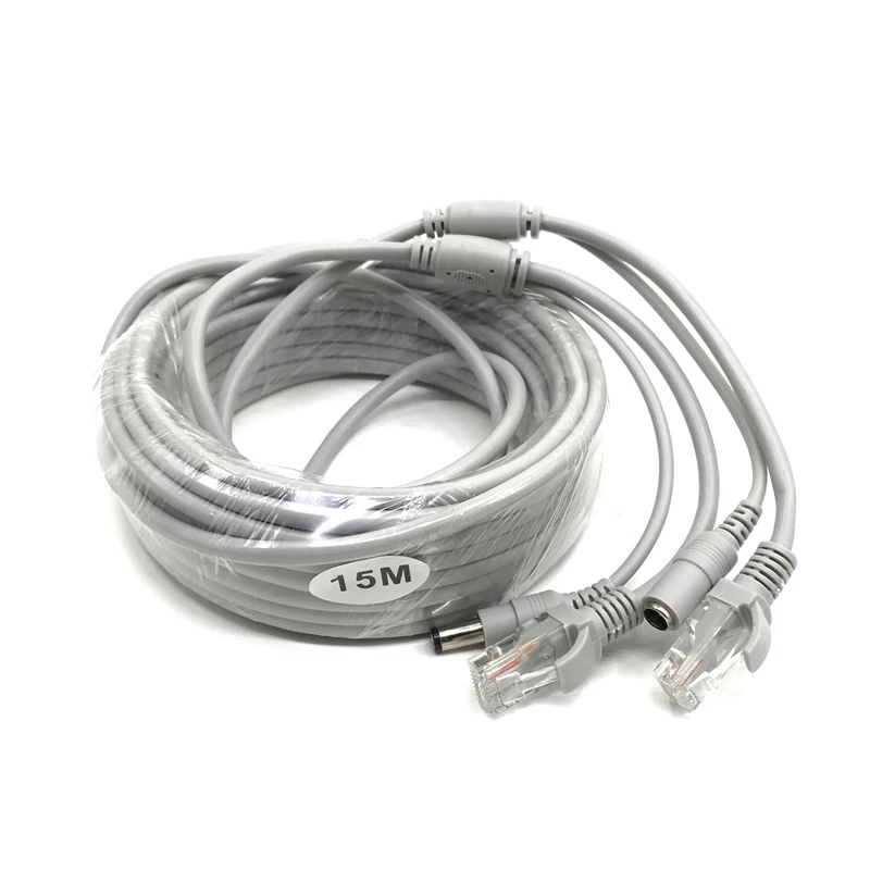 Сетевой кабель видеонаблюдения Seeker Rj45 удлинитель питания DC Ethernet 5/10/15/20/30 м Optionalfor