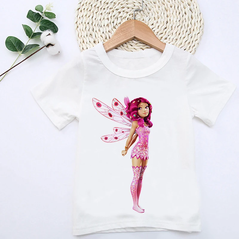 

New Kawaii 3 5 6 7 8 Years Girls Boys Short Sleeve Tee Tops Kids Cartoon Clothes Children Party Wear Summer Fashion Pink Tshirt