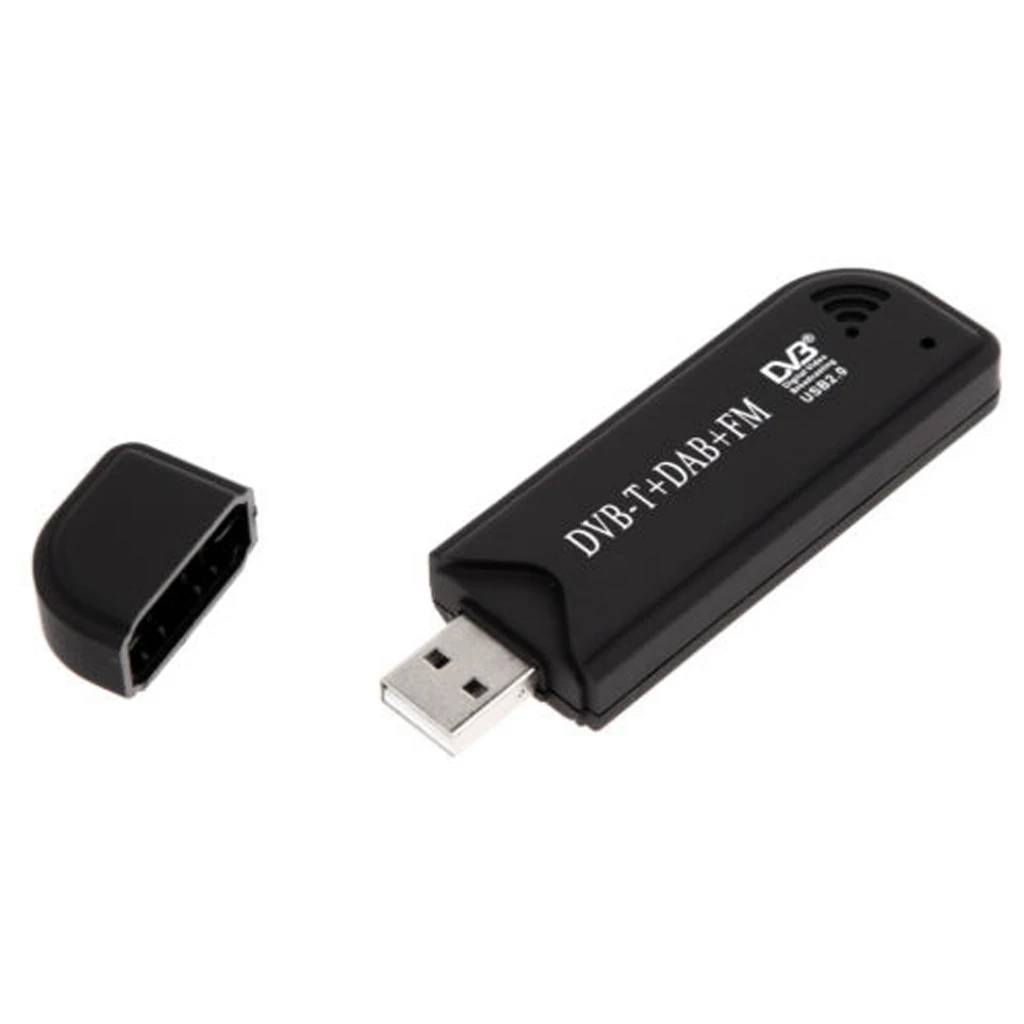 USB2.0 DVB T цифровой в реальном времени HD ТВ приемник палка антенна тюнера пульт