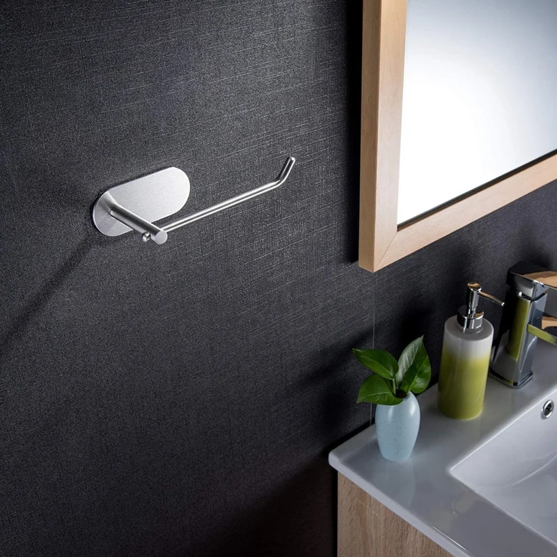

Towel Ring Self Adhesive Hand Towel Holder for Bathroom Kitchen Hand Towel Bar No Drilling Stainless Steel