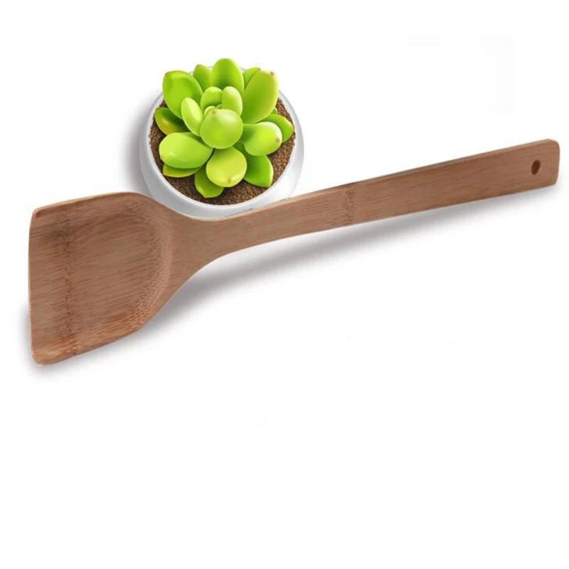 Натуральный Бамбук Кухня посуда ложка шпатель деревянный Пособия по кулинарии