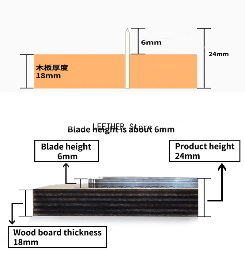Новинка Японский стальной резак кожаный шаблон бумажник для паспорта подарок