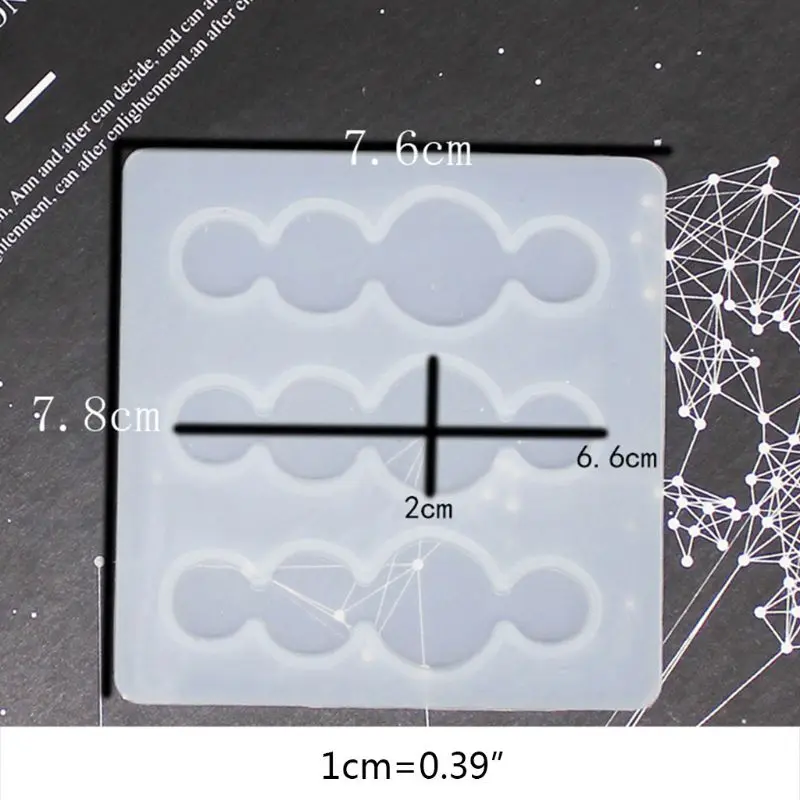 

Crystal Epoxy Resin Mold Hair Clip Casting Silicone Mould Hairpin Making Tool