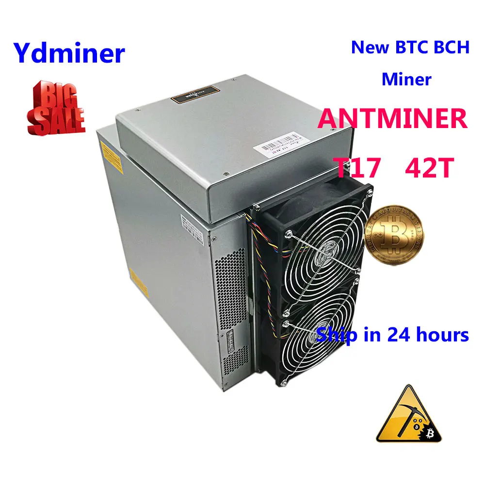 новый bitmain майнер Antminer t17 42t miner SHA 256 btc bch майнинг биткоин асик mining лучше чем s9j t9+ s17