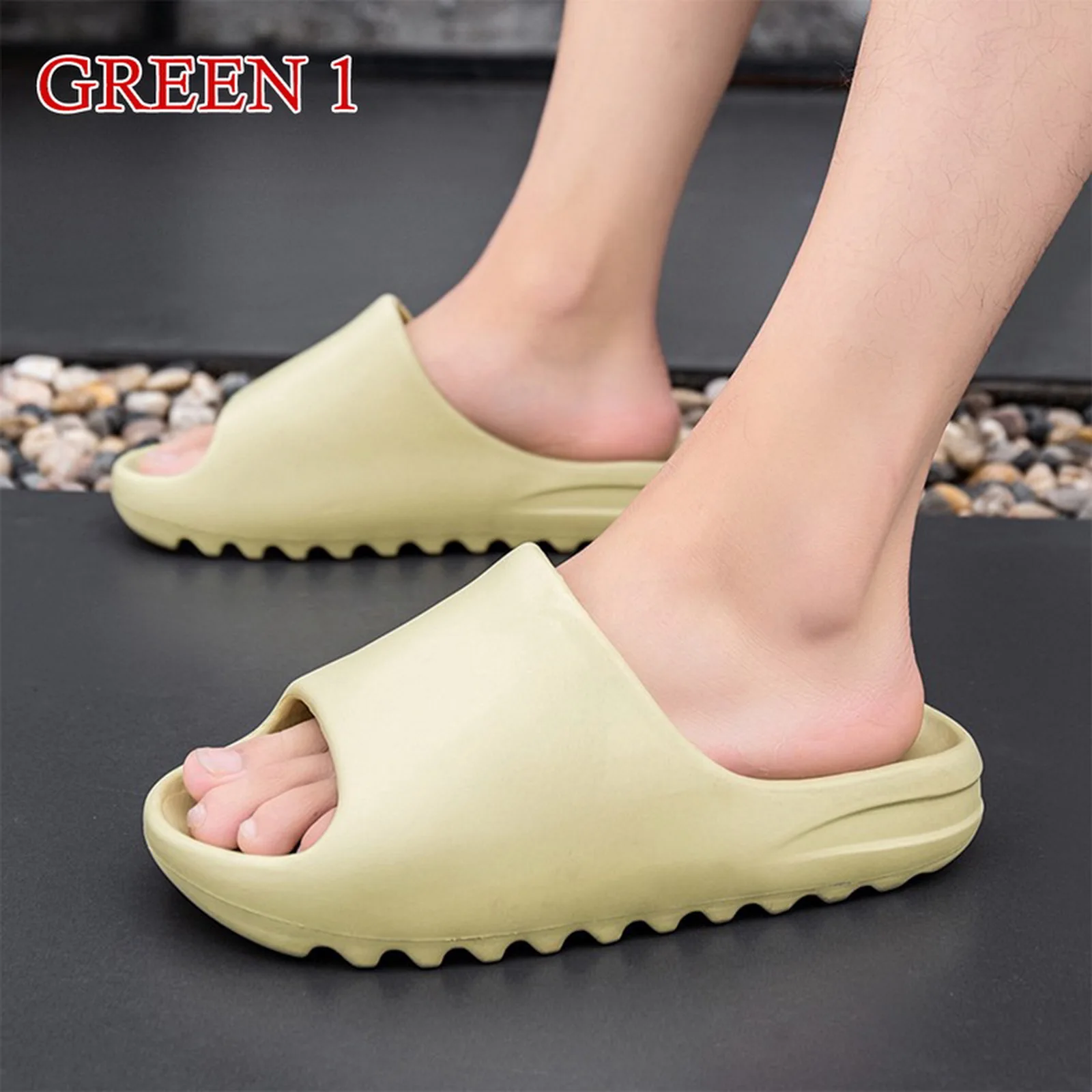 

New Men Slippers Indoor Home Summer Beach Ourdoor Slides Ladies Solid Slipers Platform Mules Shoes Woman Flats Zapatos