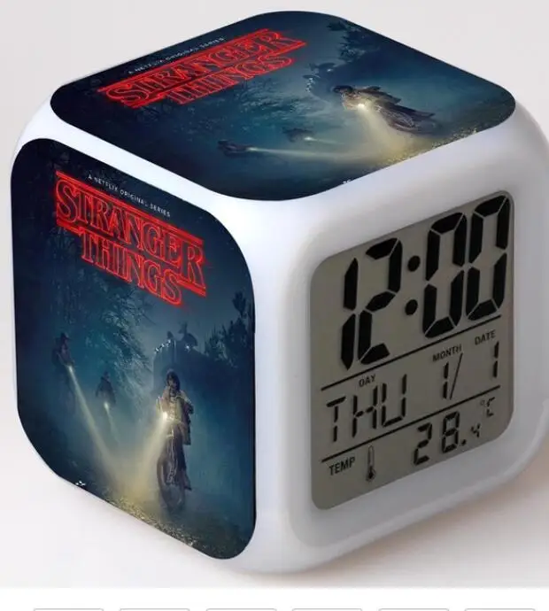 

Stranger Things Kids Toys Led Reloj Despertador Digital Clock Season Alarm Clock Electronic Wake Up Light Table Reveil Wekker