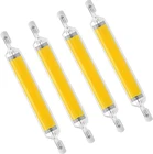 Светодиодная лампа R7S, 78 мм, 118 мм, точесветильник светильник высокой мощности, 110 В переменного тока, 220 В, стеклянная трубка, лампа COB, сменная галогенная лампа