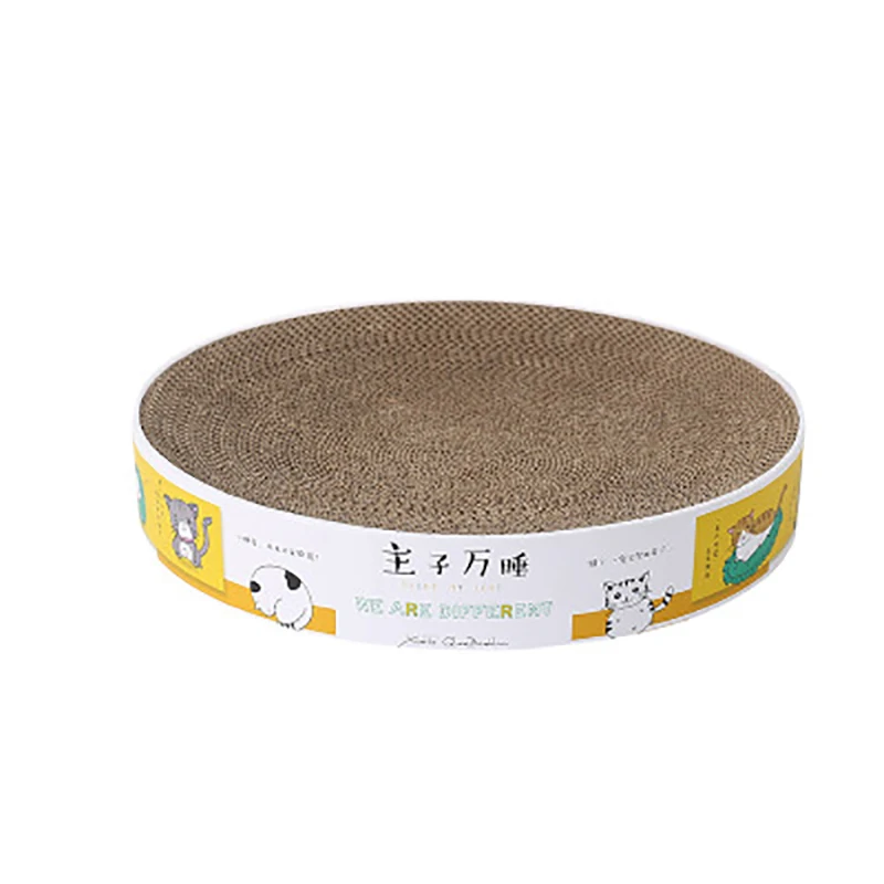 

New round cat litter cat scratcher cat cat play resistant and not dwarf cat toy claw sharpener thickened corrugated paper