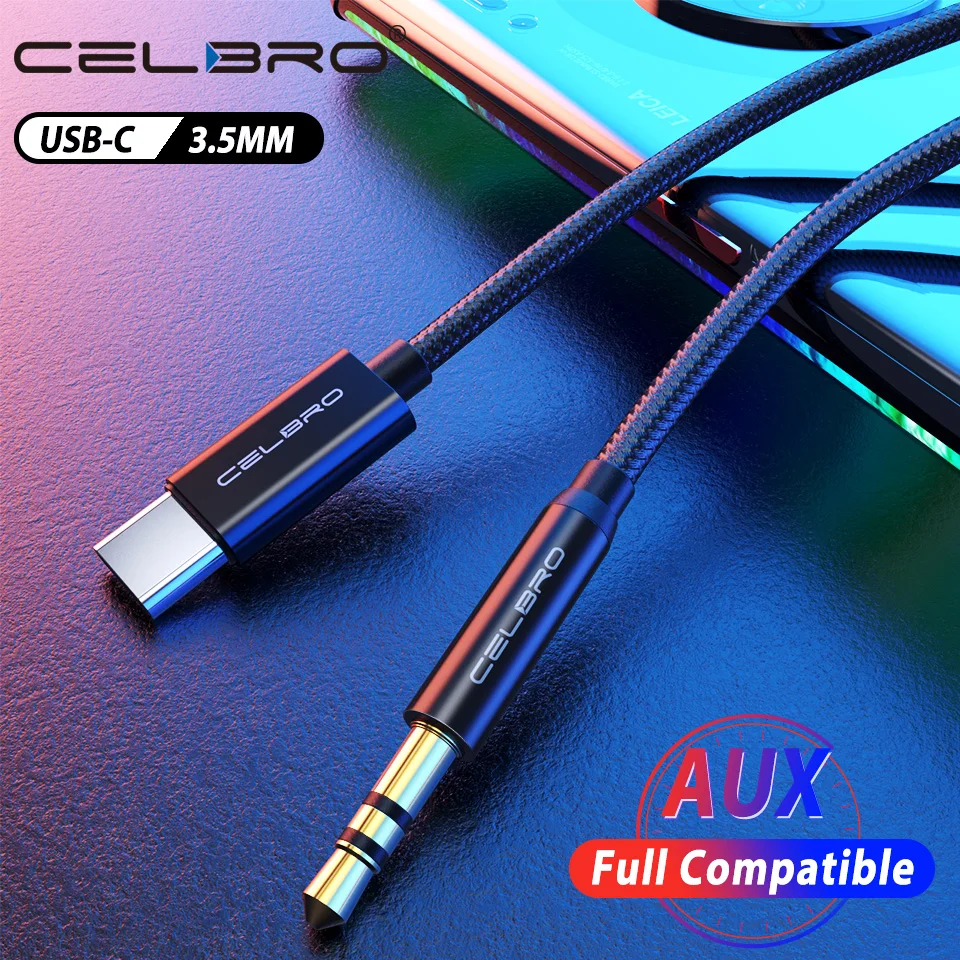 Кабель адаптер с USB Type C на 3 5 мм Aux для наушников One Plus 7 Pro Samsung Galaxy Note 10 S20