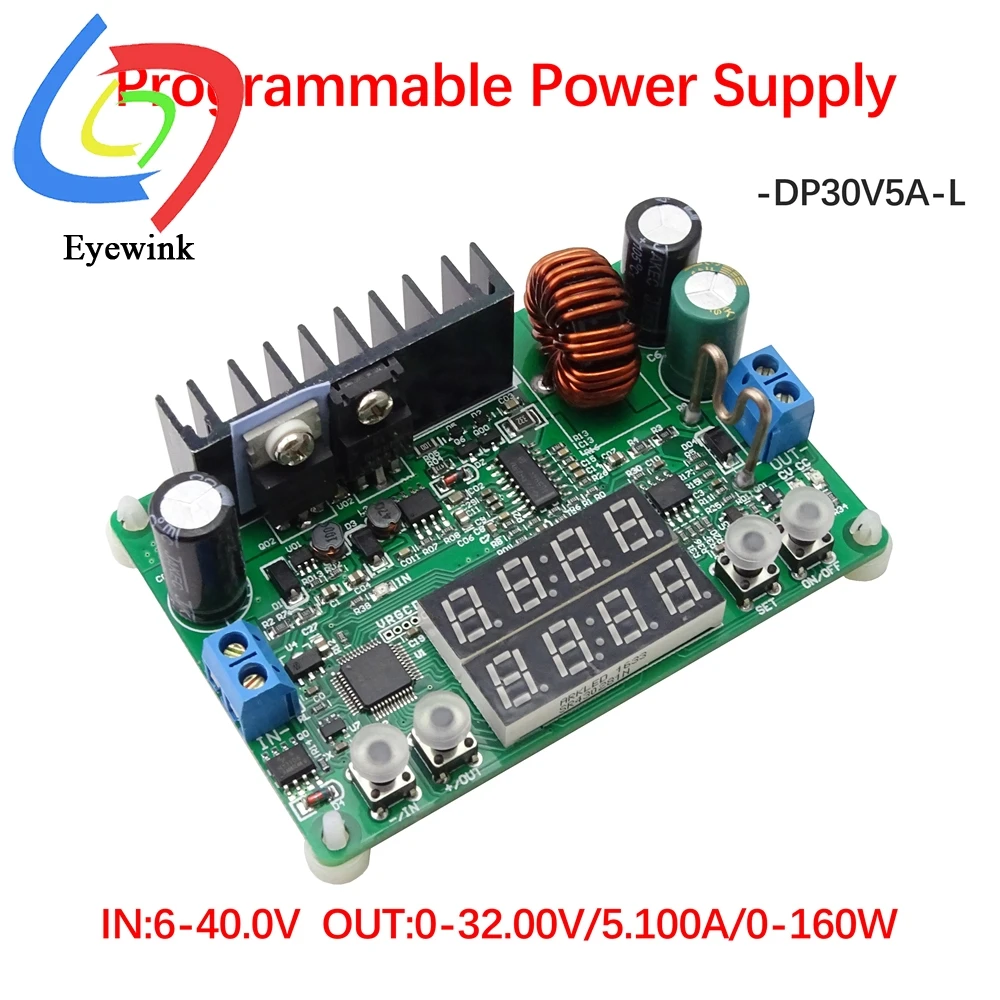 DP30V5A-L понижающий программируемый модуль источника питания с постоянным