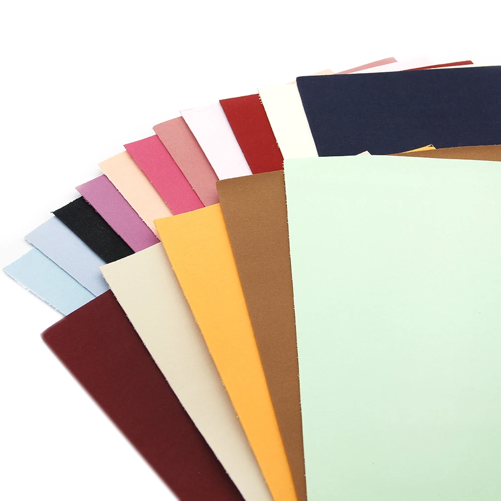 Двухсторонние листы из искусственной кожи бархатная синтетическая кожа для