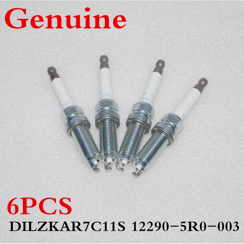 CAPQX 6 шт. иридий зажигания воспламенитель катушка OEM:12290 5R0 003 для FIT VEZEL город XRV 1.5L 2014