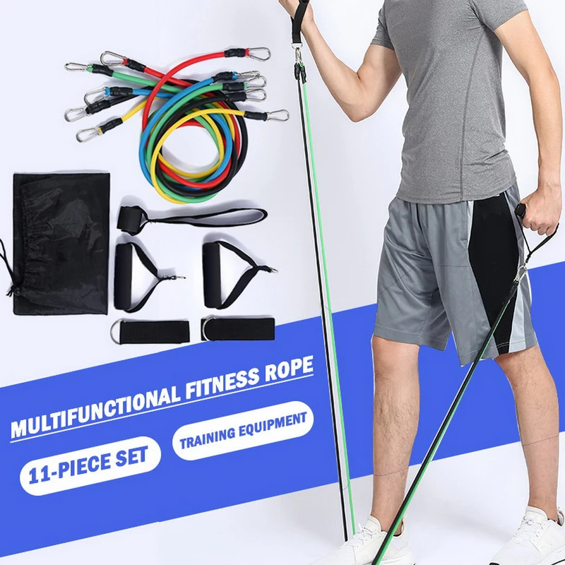 Эластичные Ленты Из Латекса 11 шт./компл. тренировочные упражнения для йоги