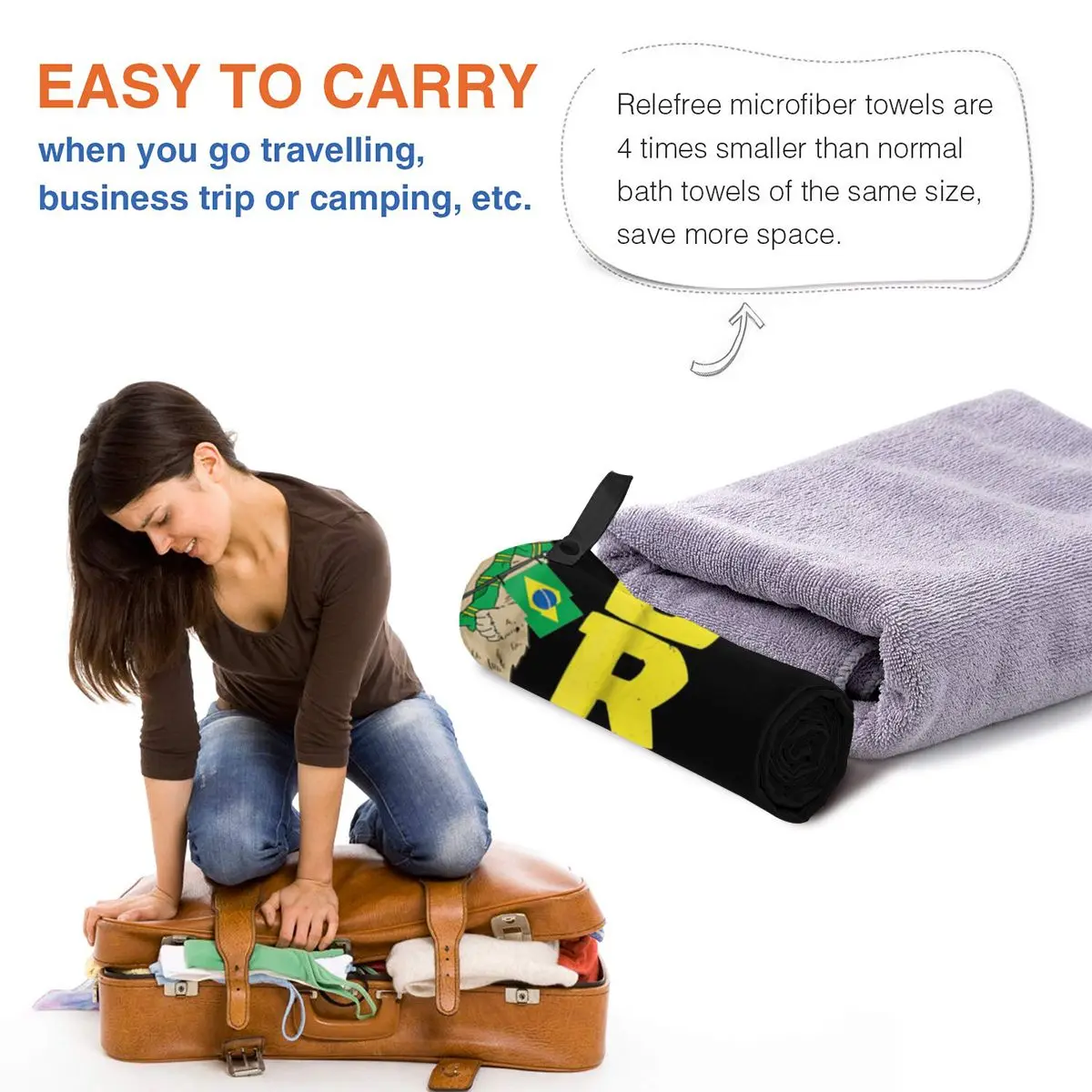 Новое красивое пляжное банное полотенце хорошего качества с изображением