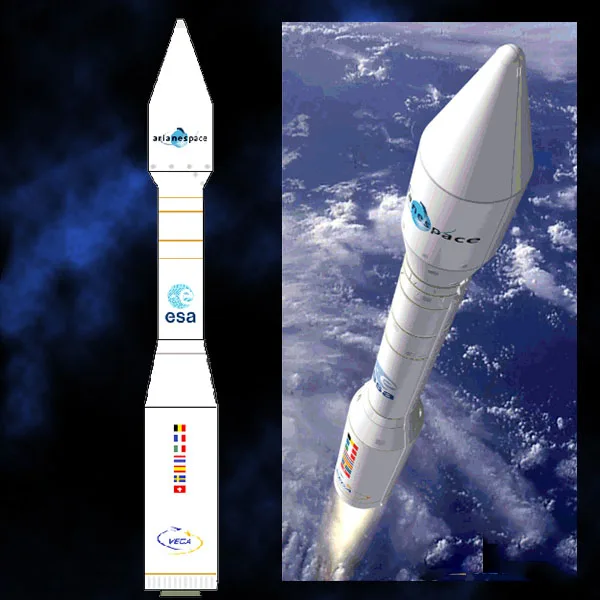 1:50 40 см Vega Carrier Rocket Paper Model DIY учебное ремесло Science And Technology Spaceflight игрушка оригами |