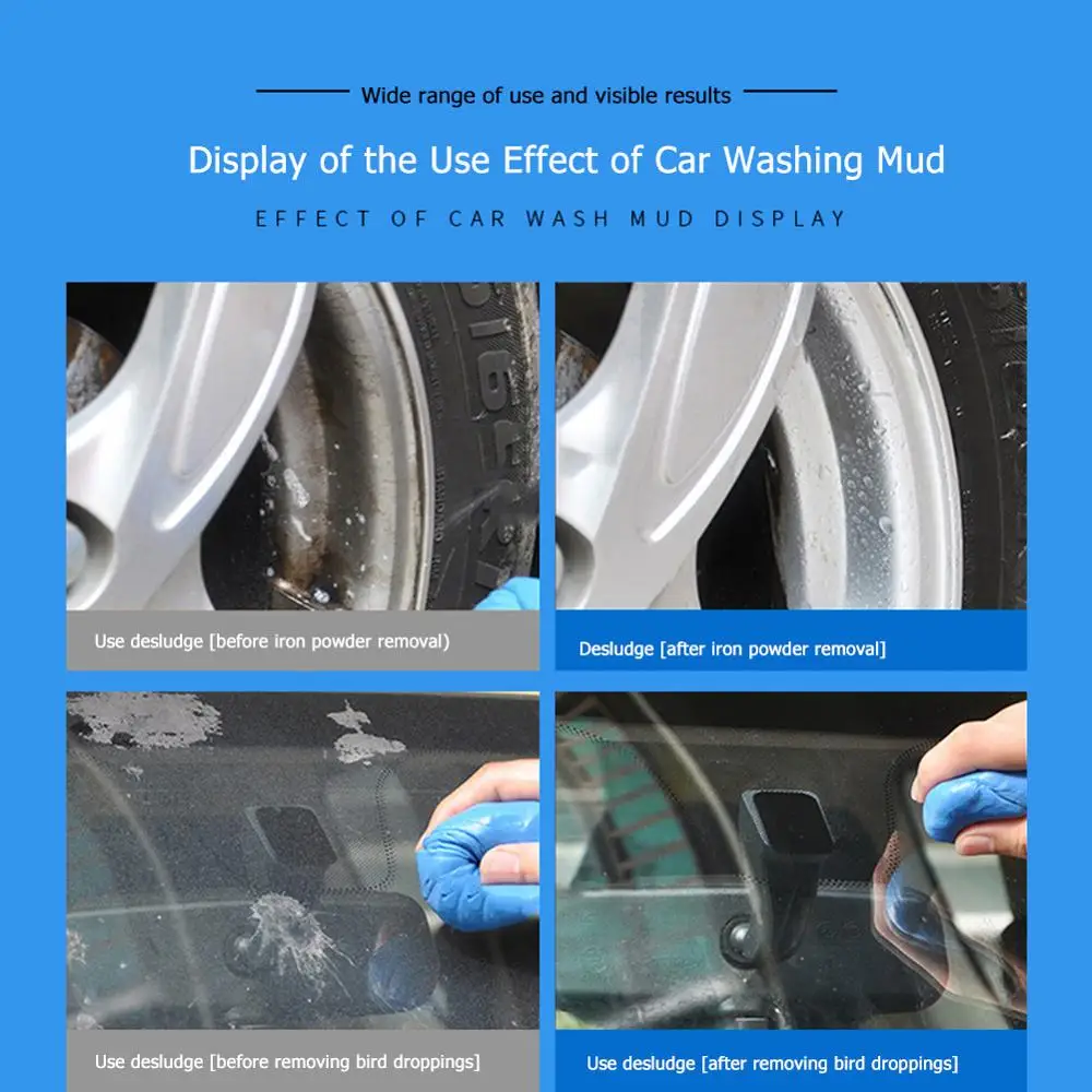 Универсальная глина для мытья автомобиля 100 г Волшебная чистки Audi A3 A4 A5 A6 VW Passat Skoda