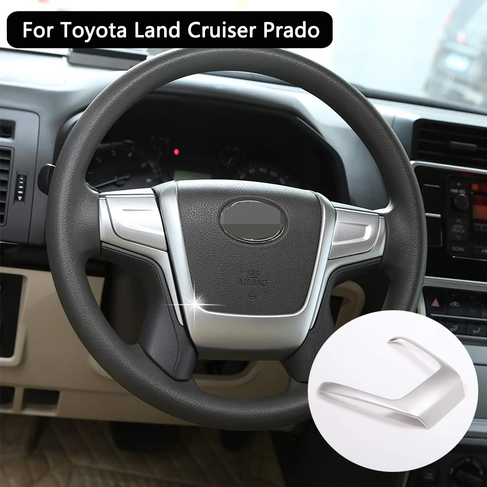 

Для Toyota Land Cruiser Prado FJ150 150 2018 автомобильные аксессуары ABS декоративные полосы на руль