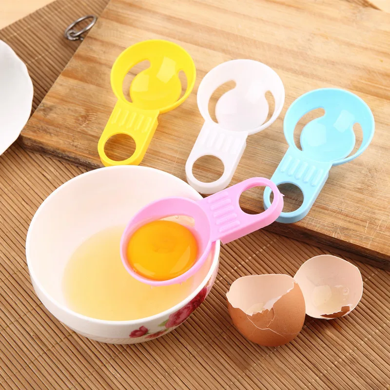 2pcs Egg Separator Yolk Separation Processing Essential Kitchen Gadget Food Grade Material For Home Family | Дом и сад