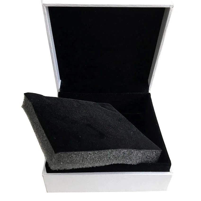 

5*5*4cm 9*9*4cm Packaging Paper Box Ring Display Ring Earrings Bracelet Gift Velvet Box Compatible With Ring Earring DIY Jewelry