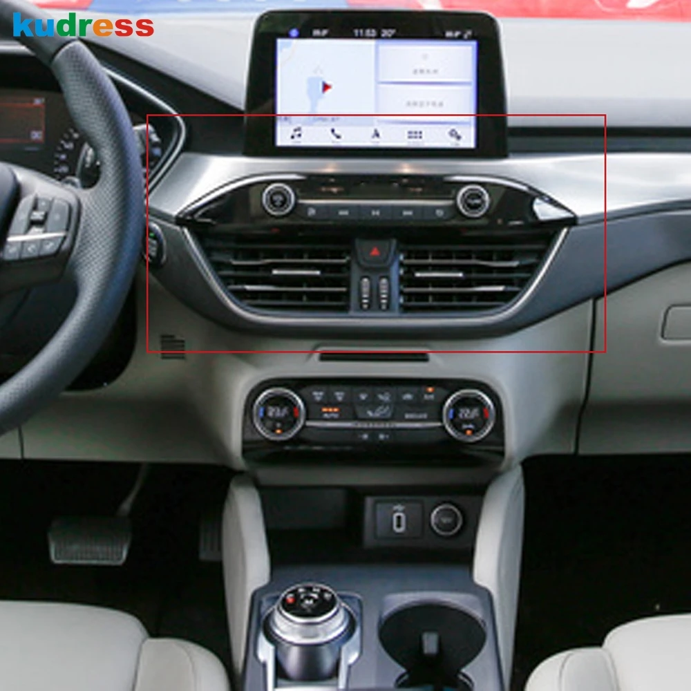 Центральная консоль для Ford Focus 2019 2020 из углеродного волокна кнопка переключения