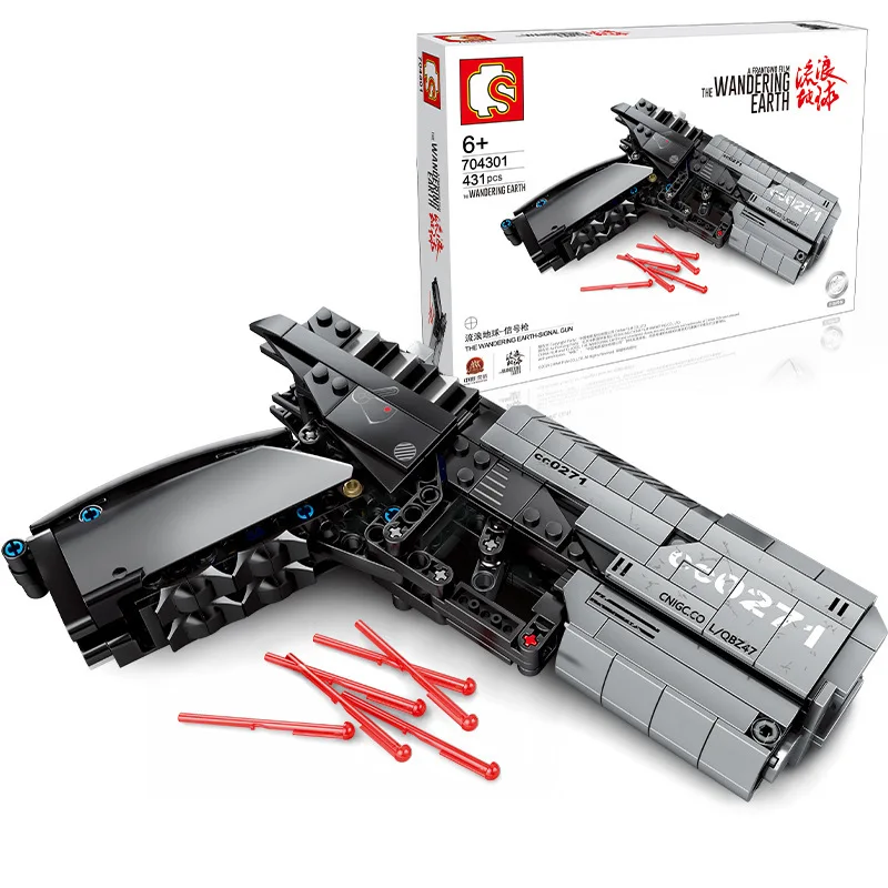 

441 PCS Building Blocks Tumblr Model Set Technic Assembly Toy Bricks City DIY Weapon Game Fake Gun Pistol Toys Collection Gift