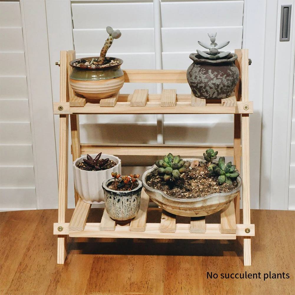 Plant Display Stand Multi Tier Indoor Living Room Wooden Shelf Free Standing Garden Flower Holder Bonsai Storage Rack | Мебель