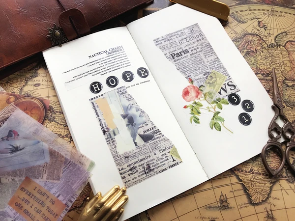 6 шт./компл. винтажная бумага Vellum новости бумажная карта стикер сделай сам ремесло