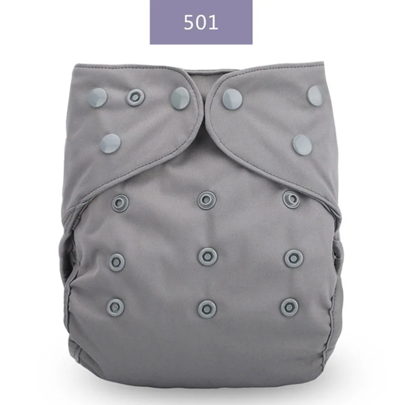 Cloth Diapers Baby Solid color Leak-proof Adjustable Reusable Aappies Washable | Мать и ребенок
