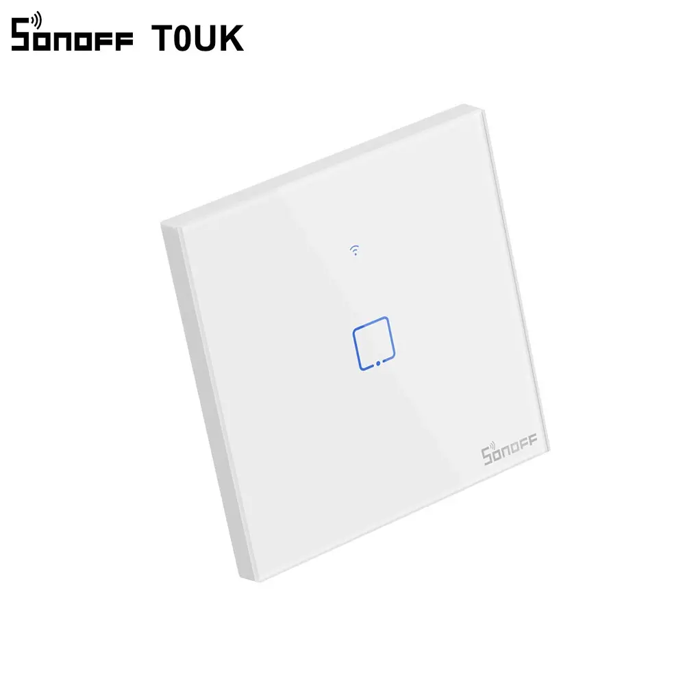 Itead SONOFF TX T0 UK Wifi смарт светильник со стеклянным экраном сенсорная панель