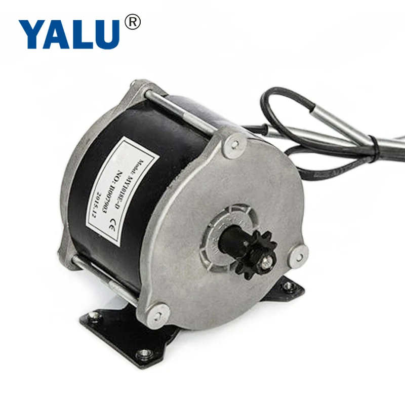 YALU MY1018E-D 500W 36V Ebike Motorcycle Brush Commutation Scooter DC motor for Variable Multiple Speed Bicycle Electric Kit