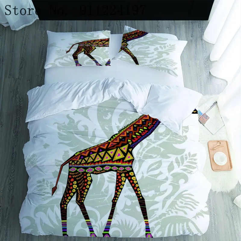 Комплект постельного белья из серии 3D животных для детей/взрослых пододеяльник с