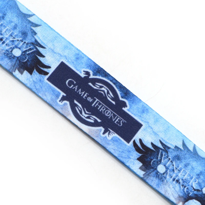 30 шт./лот ТВ шоу престолов ремешки с петлей Брелок ID карты Держатели Цепи Письмо