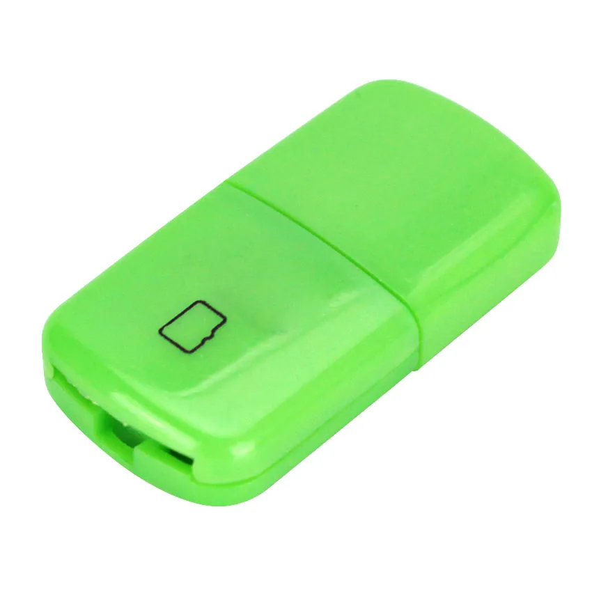 Оптовая продажа 4 вида цветов Micro SD кардридер USB 2 0 флэш лектор памяти OTG адаптер